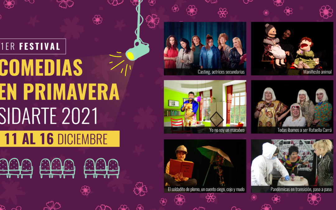 Festival de Comedias en Primavera Sidarte anuncia su programación